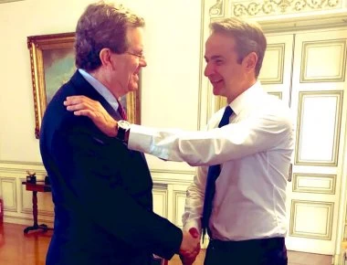 Συνάντηση Κ.Μητσοτάκη με τον πρόεδρο της Αμερικανο-Εβραϊκής Επιτροπής (AJC)